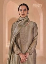 My Fashion Road Omtex Farnaaz Partywear Style Jacquard Suit | 15421 – C