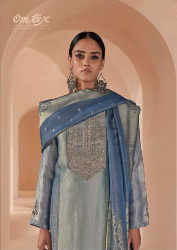 My Fashion Road Omtex Farnaaz Partywear Style Jacquard Suit | 15421 – A