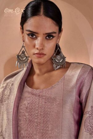 My Fashion Road Omtex Farnaaz Partywear Style Jacquard Suit | 15421 – B