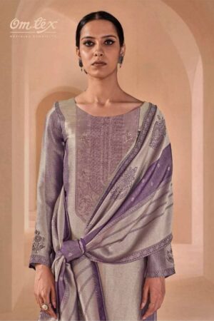 My Fashion Road Omtex Farnaaz Partywear Style Jacquard Suit | 15421 – D