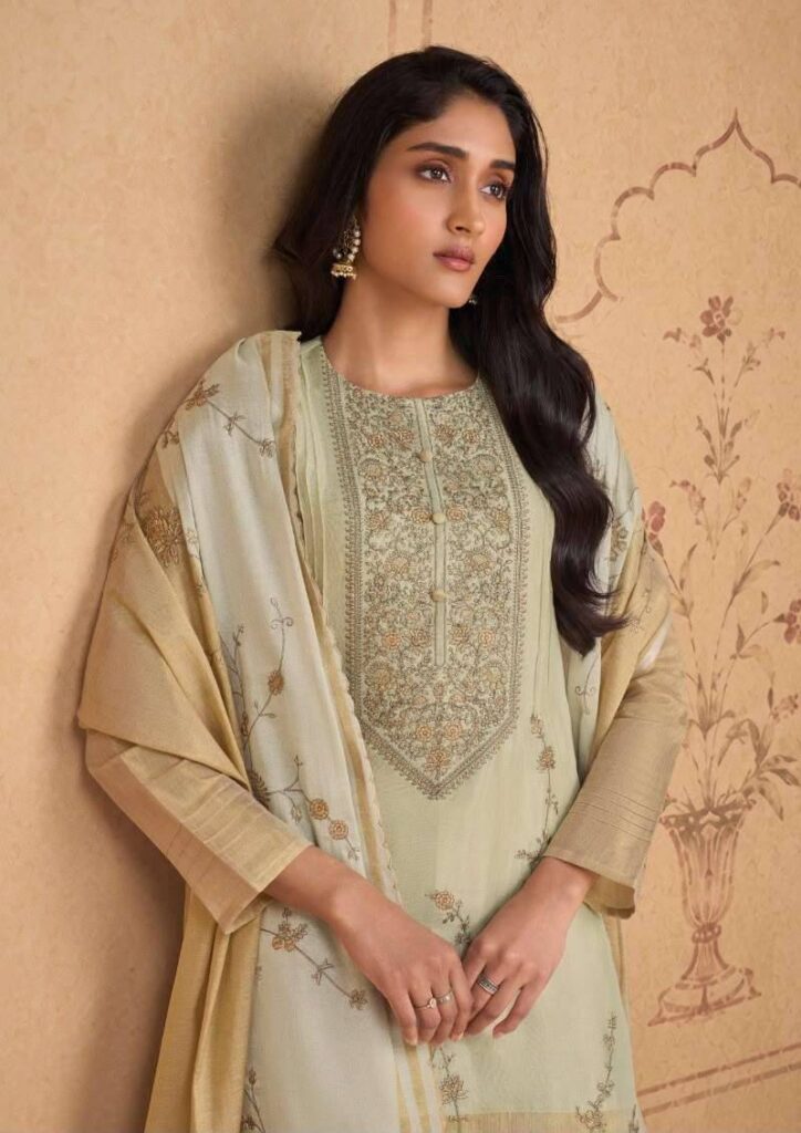 My Fashion Road Omtex Lavinia Designer Silk Premium Designs Dress | 16401 – C