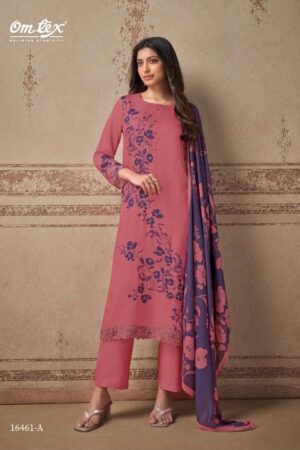 My Fashion Road Omtex Leona Fancy Silk Premium Designs Dress | 16461 – A