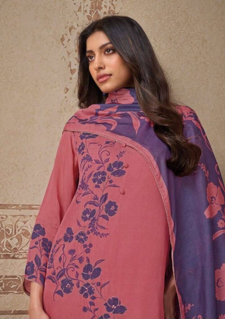 My Fashion Road Omtex Leona Fancy Silk Premium Designs Dress | 16461 – A