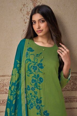 My Fashion Road Omtex Leona Fancy Silk Premium Designs Dress | 16461 – C