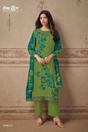 My Fashion Road Omtex Leona Fancy Silk Premium Designs Dress | 16461 – C