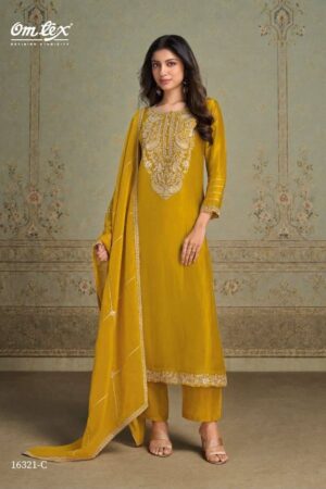 My Fashion Road Omtex Liliana Fancy Silk Designer Salwar Suit | 16321 – C
