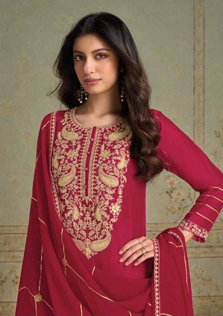 My Fashion Road Omtex Liliana Fancy Silk Designer Salwar Suit | 16321 – A