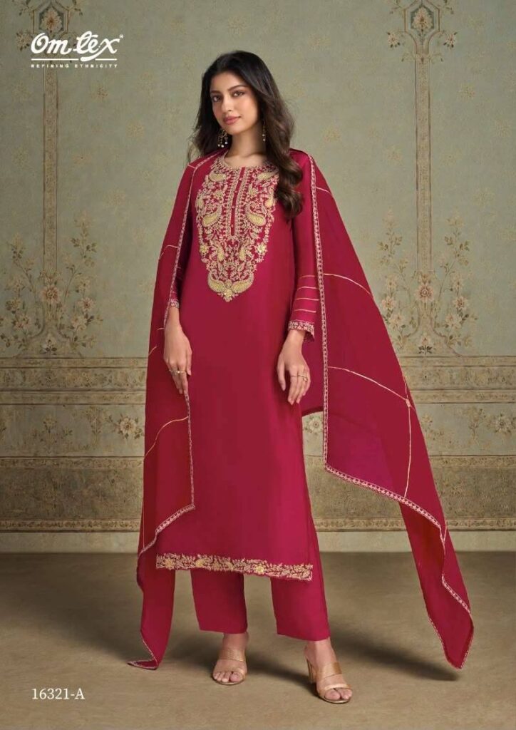 My Fashion Road Omtex Liliana Fancy Silk Designer Salwar Suit | 16321 – A