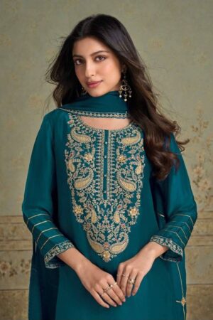 My Fashion Road Omtex Liliana Fancy Silk Designer Salwar Suit | 16321 – B