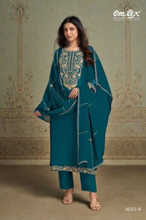 My Fashion Road Omtex Liliana Fancy Silk Designer Salwar Suit | 16321 – B