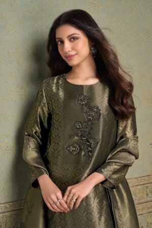 My Fashion Road Omtex Marcella Designer Jacquard Silk Suits | 16561 – A