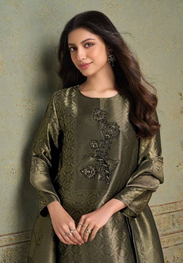 My Fashion Road Omtex Marcella Designer Jacquard Silk Suits | 16561 – A
