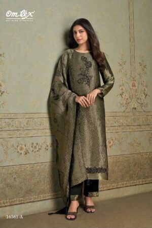My Fashion Road Omtex Marcella Designer Jacquard Silk Suits | 16561 – A