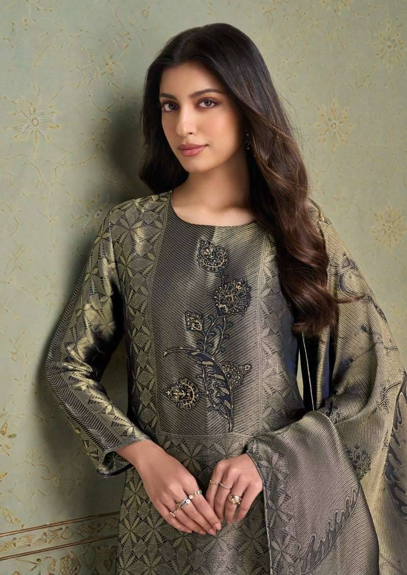 My Fashion Road Omtex Marcella Designer Jacquard Silk Suits | 16561 – C My Fashion Road Omtex Marcella Designer Jacquard Silk Suits | 16561 – C