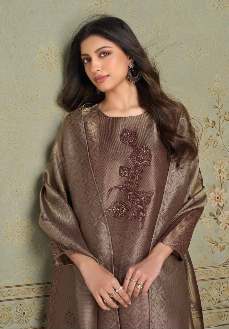 My Fashion Road Omtex Marcella Designer Jacquard Silk Suits | 16561 – B My Fashion Road Omtex Marcella Designer Jacquard Silk Suits | 16561 – B