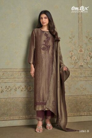 My Fashion Road Omtex Marcella Designer Jacquard Silk Suits | 16561 – B My Fashion Road Omtex Marcella Designer Jacquard Silk Suits | 16561 – B