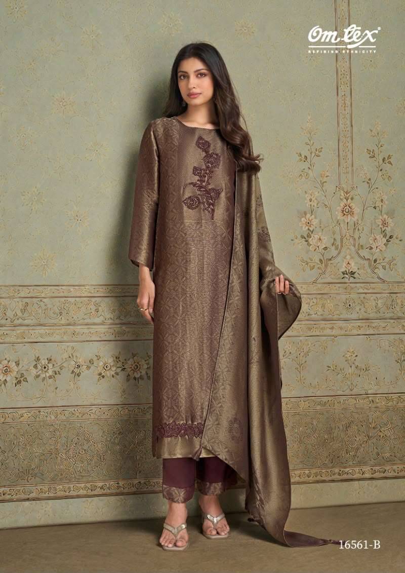 My Fashion Road Omtex Marcella Designer Jacquard Silk Suits | 16561 – B My Fashion Road Omtex Marcella Designer Jacquard Silk Suits | 16561 – B