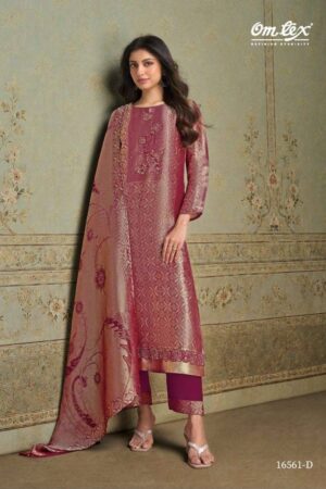 My Fashion Road Omtex Marcella Designer Jacquard Silk Suits | 16561 – D