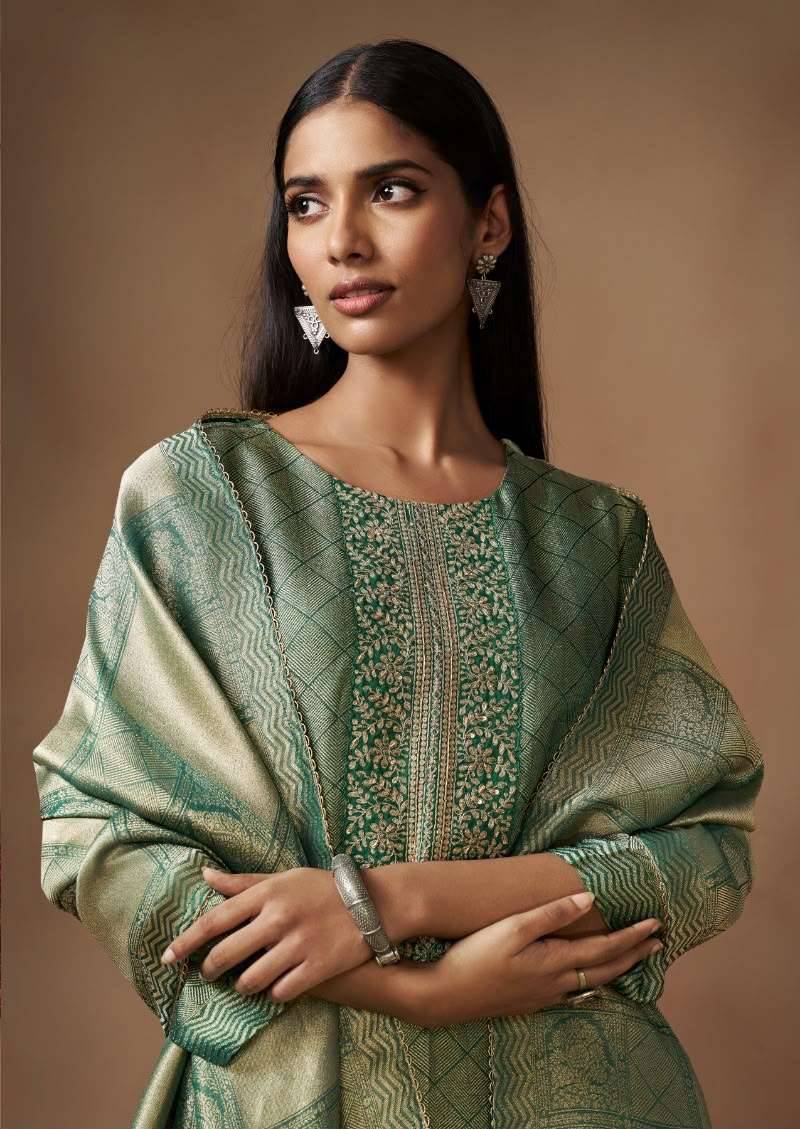 My Fashion Road Omtex Nayika Designer Jacquard Silk Dress | 16681 – C My Fashion Road Omtex Nayika Designer Jacquard Silk Dress | 16681 – C