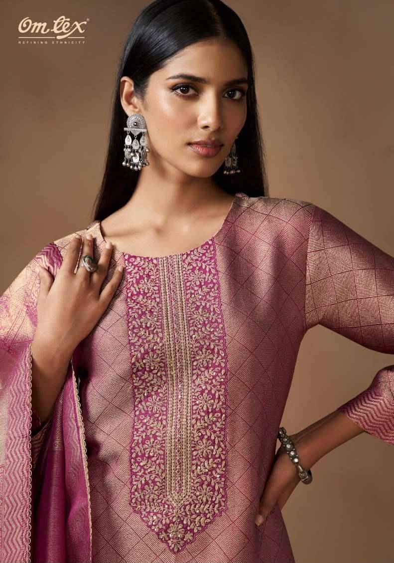My Fashion Road Omtex Nayika Designer Jacquard Silk Dress | 16681 – A My Fashion Road Omtex Nayika Designer Jacquard Silk Dress | 16681 – A