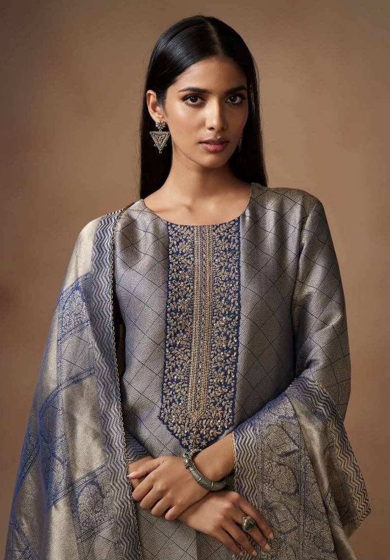 My Fashion Road Omtex Nayika Designer Jacquard Silk Dress | 16681 – B My Fashion Road Omtex Nayika Designer Jacquard Silk Dress | 16681 – B