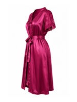 My Fashion Road Zyvera Purple Self Design Baby Dolls Nightwear