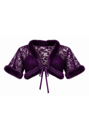 My Fashion Road Zyvera Purple Self Design Baby Dolls Nightsuits