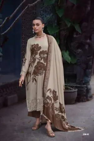 My Fashion Road Varsha Enigma Premium Wear Pashmina Suit | EM – 02