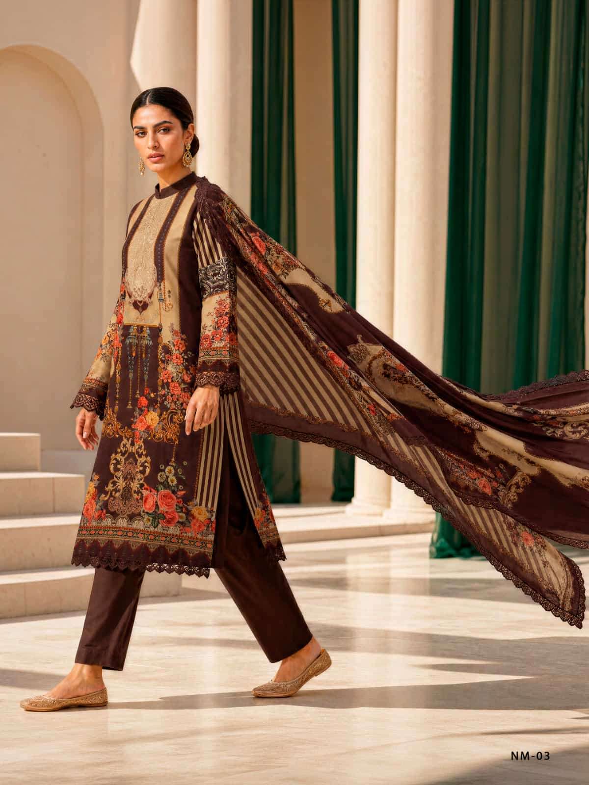 My Fashion Road Varsha Noor E Mohabbat Chapter 3 Digital Printed Fancy Muslin Dress | NM – 03 My Fashion Road Varsha Noor E Mohabbat Chapter 3 Digital Printed Fancy Muslin Dress | NM – 03