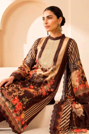 My Fashion Road Varsha Noor E Mohabbat Chapter 3 Digital Printed Fancy Muslin Dress | NM – 03