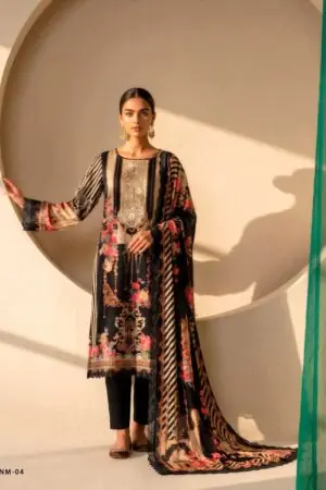My Fashion Road Varsha Noor E Mohabbat Chapter 3 Digital Printed Fancy Muslin Dress | NM – 04