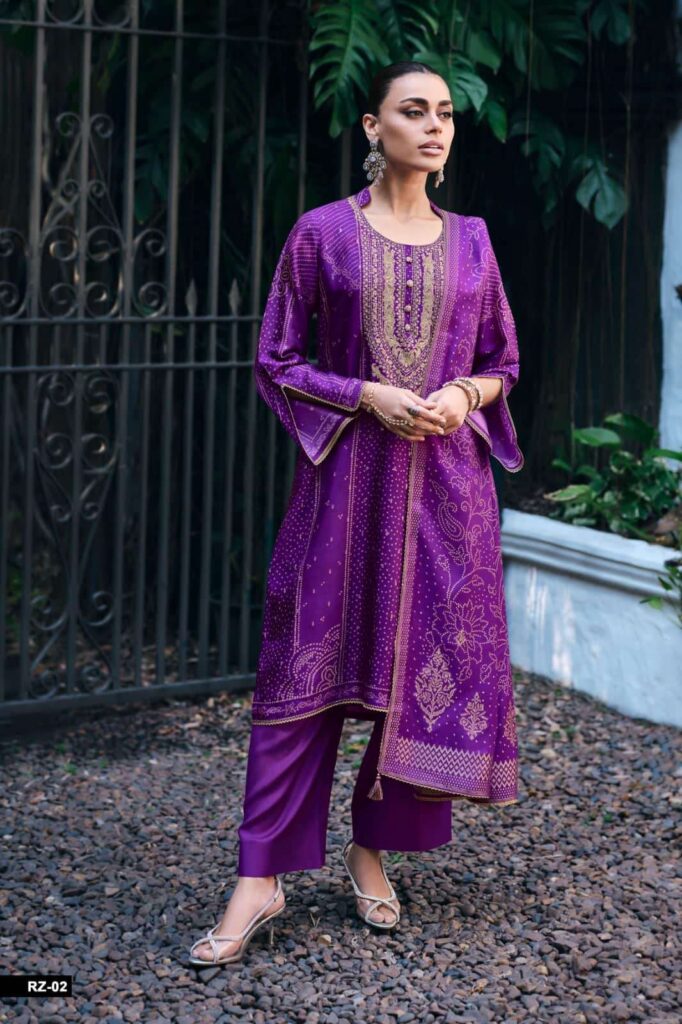 My Fashion Road Varsha Riwaaz Premium Designs Silk Latest Suits | RZ – 01