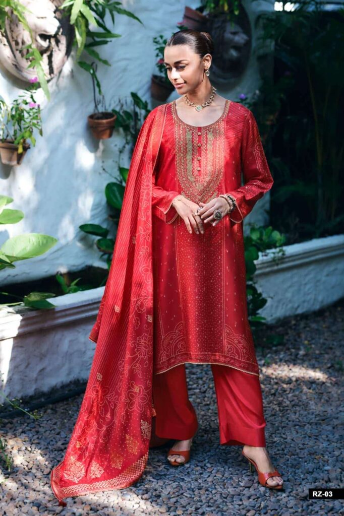 My Fashion Road Varsha Riwaaz Premium Designs Silk Latest Suits | RZ – 02