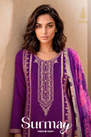 My Fashion Road Varsha Surmay Fancy Silk Premium Designs Suits | SR – 03