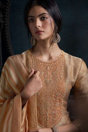 My Fashion Road Omtex Ruhira Premium Jacquard Silk Suit | 16691 – B