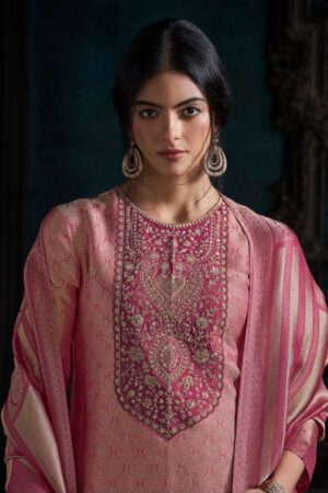 My Fashion Road Omtex Ruhira Premium Jacquard Silk Suit | 16691 – A
