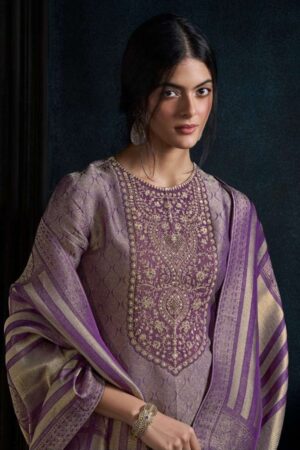 My Fashion Road Omtex Ruhira Premium Jacquard Silk Suit | 16691 – C