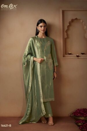 My Fashion Road Omtex Desiya Latest Designs Jacquard Suits | 16621 –  B