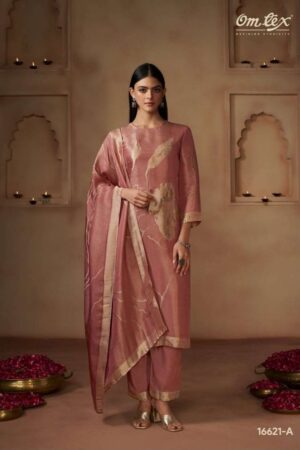 My Fashion Road Omtex Desiya Latest Designs Jacquard Suits | 16621 –  A