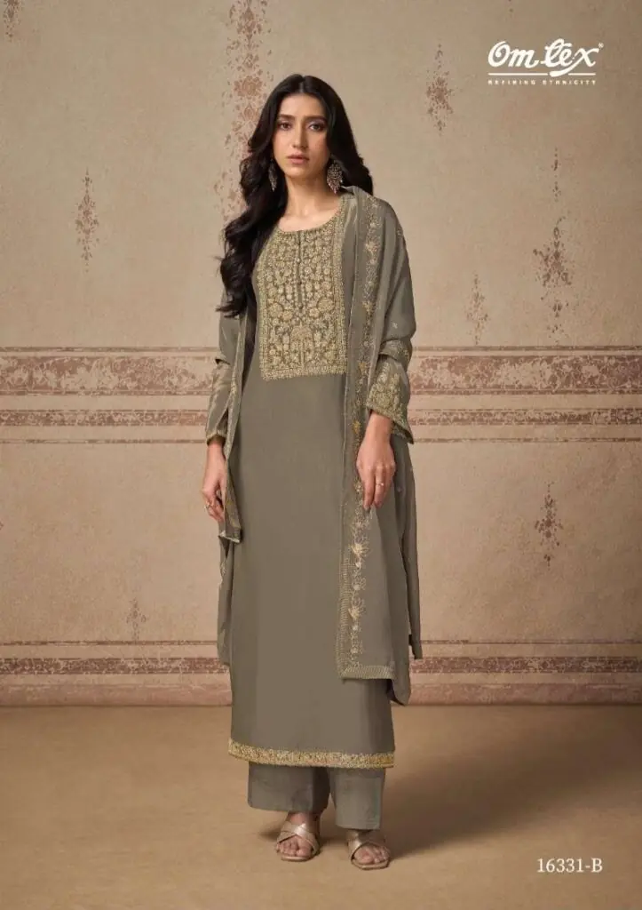 My Fashion Road Omtex Zelia Fancy Silk Designer Suit | 16331 – B