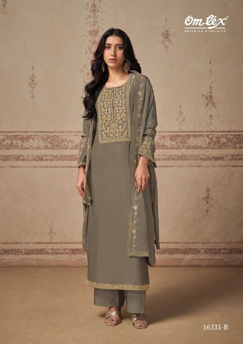 My Fashion Road Omtex Zelia Fancy Silk Designer Suit | 16331 – B My Fashion Road Omtex Zelia Fancy Silk Designer Suit | 16331 – B