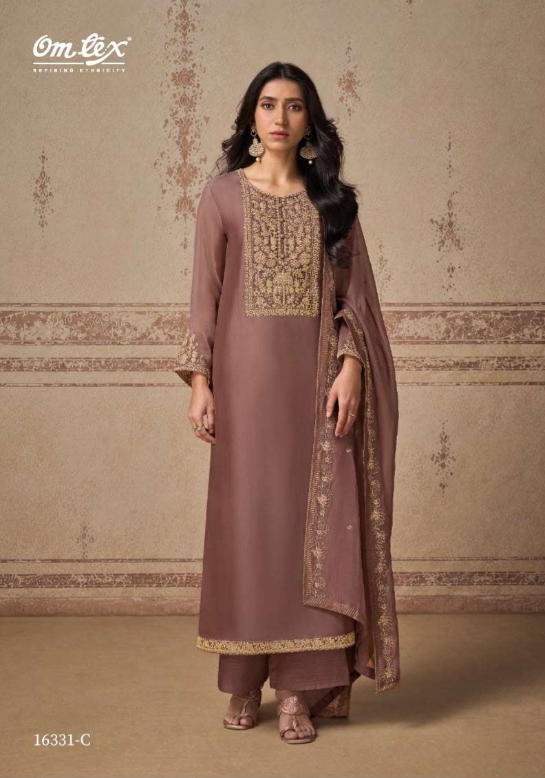 My Fashion Road Omtex Zelia Fancy Silk Designer Suit | 16331 – C My Fashion Road Omtex Zelia Fancy Silk Designer Suit | 16331 – C