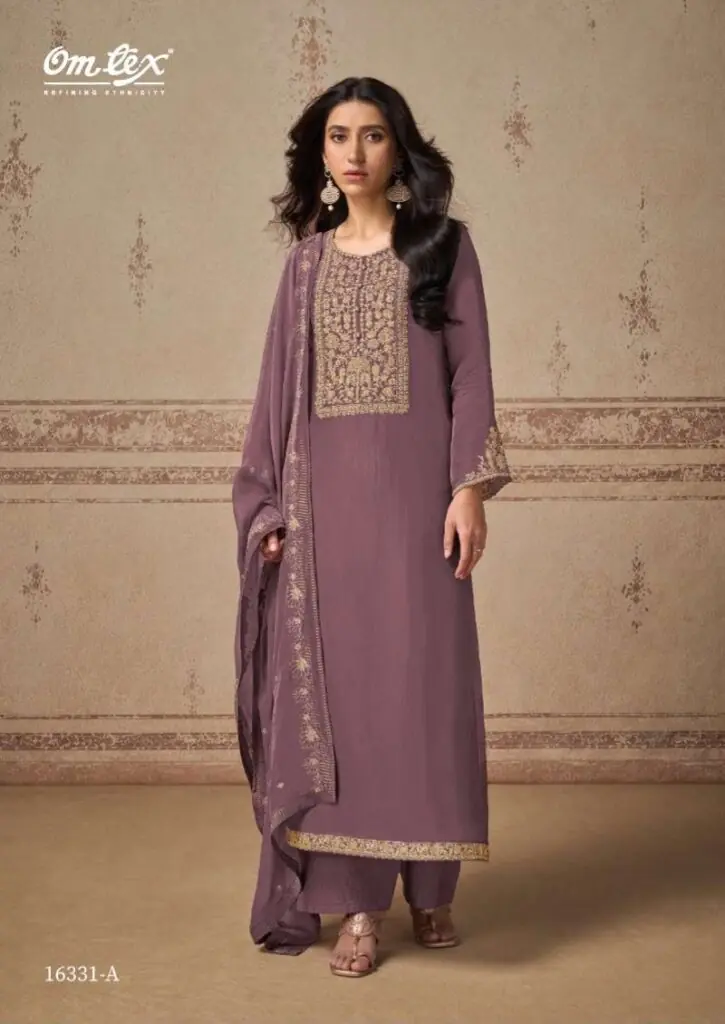 My Fashion Road Omtex Zelia Fancy Silk Designer Suit | 16331 – A