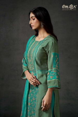 My Fashion Road Omtex Ira Digital Printed Russian Silk Salwar Suit | 16671 – A