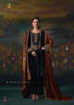 My Fashion Road Aiqa Noor E Riwaaz Partywear Velvet Suit | I-2