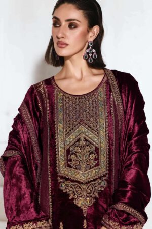 My Fashion Road Aiqa Rubaab Premium Designs Velvet Suit | G-6