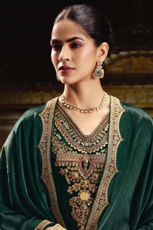 My Fashion Road Aiqa Sabr Latest Designer Velvet Dress | D-2