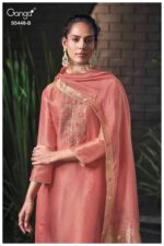 My Fashion Road Ganga Fashion Celvaya Designer Silk Party Wear Dress | 5448-C