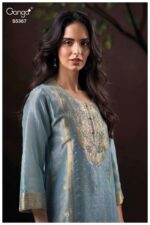 My Fashion Road Ganga Fashion Cyndie Designer Jacquard Dress