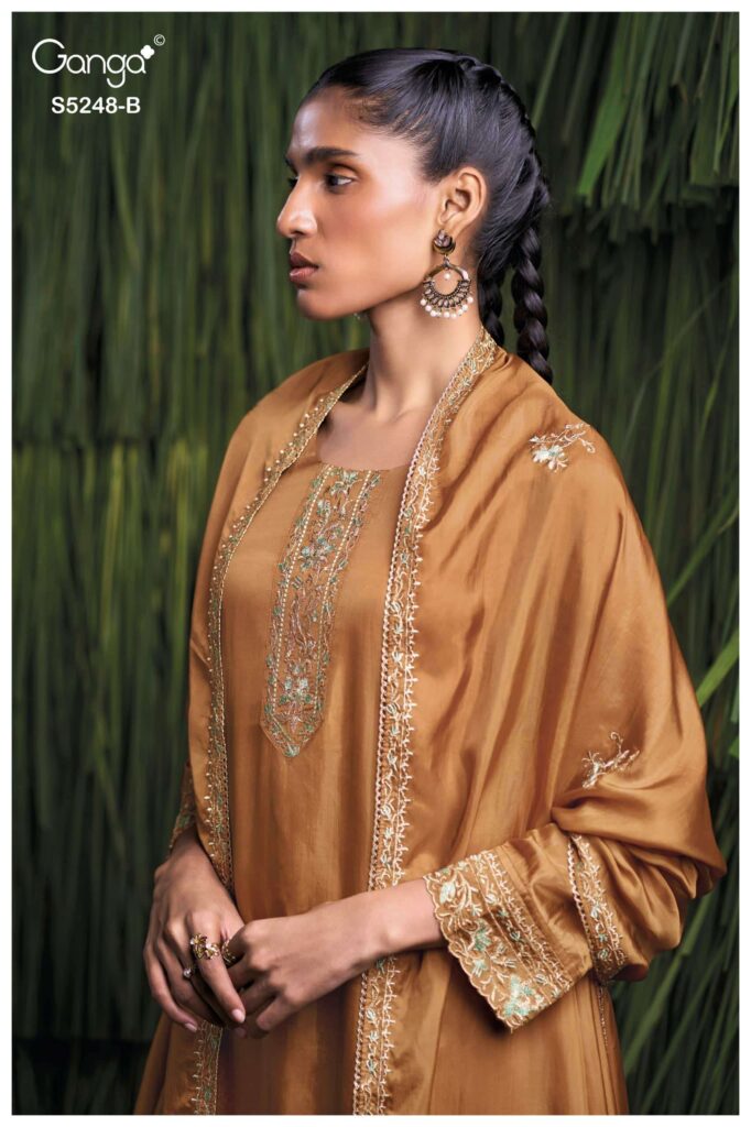 My Fashion Road Ganga Fashion Dazell Premium Designs Ladies Suit | S5248 – B